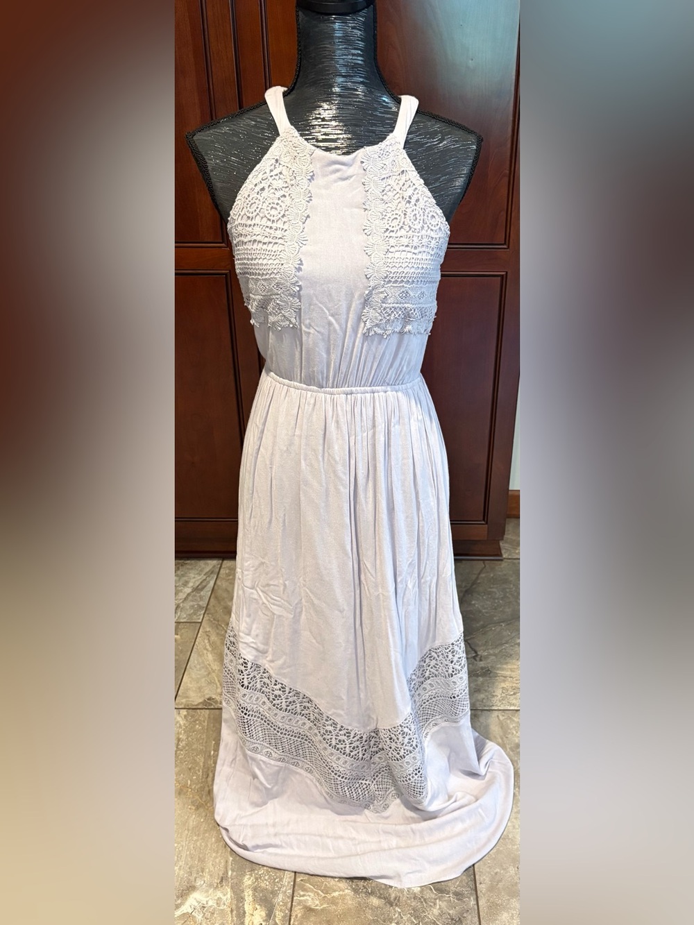 Doe & Rae Crochet Maxi Dress